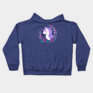 Purple Unicorn Kids Hoodie